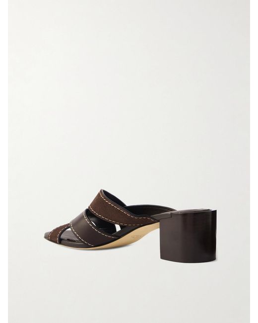 Tod's Brown Leather Sandals