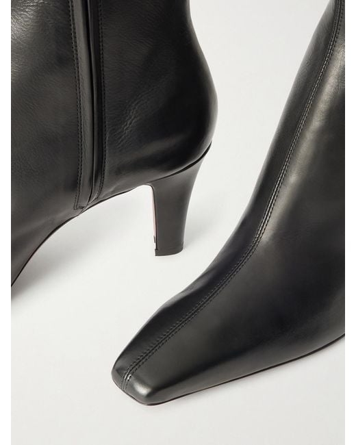 Paris Texas Black Belle Leather Ankle Boots