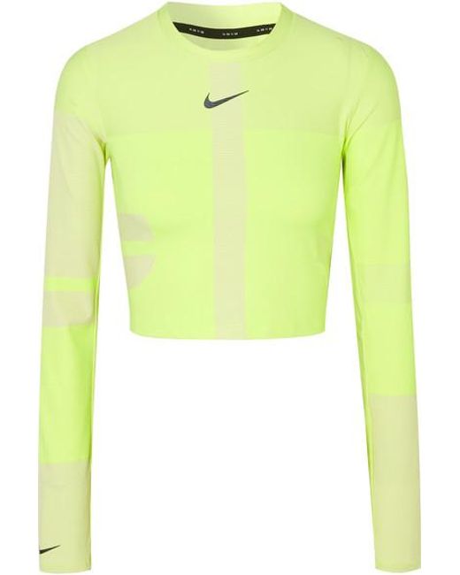 Nike Tech Pack 2.0 Run Cropped Neon Stretch Top | Lyst UK
