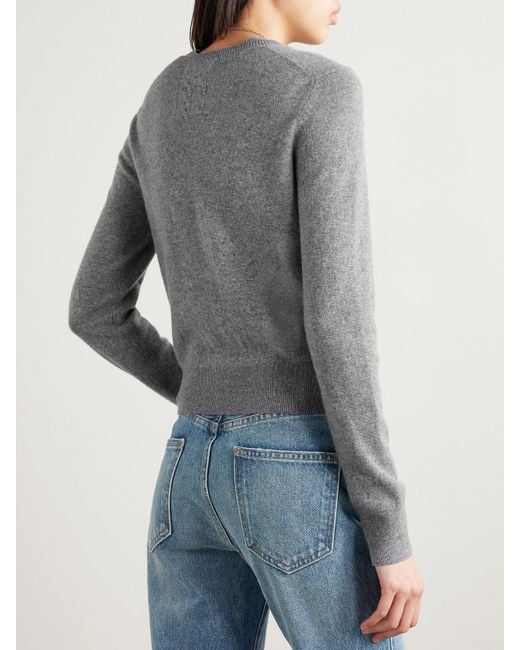 Nili Lotan Gray March Cardigan Aus Kaschmir
