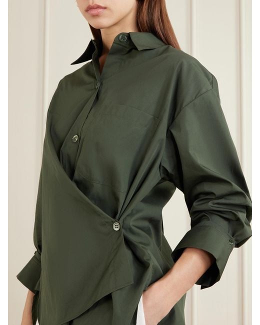 Twp Green Newest Earl Cotton Shirt