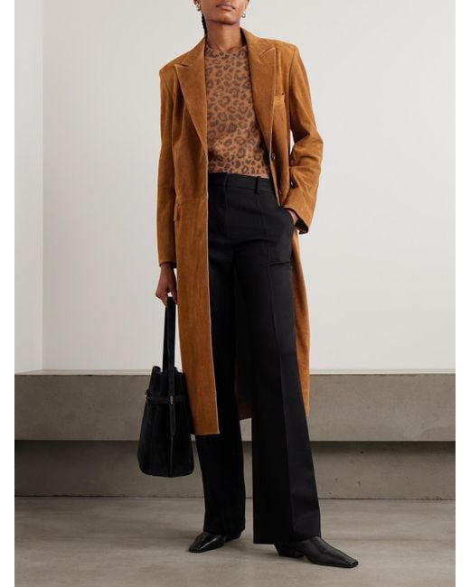 Arma Brown Alissa Suede Coat