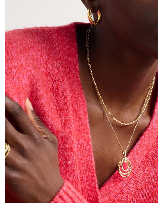 David Yurman Natural Box Chain 18-Karat Necklace