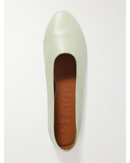 Staud Natural Alba Ballerinas Aus Leder