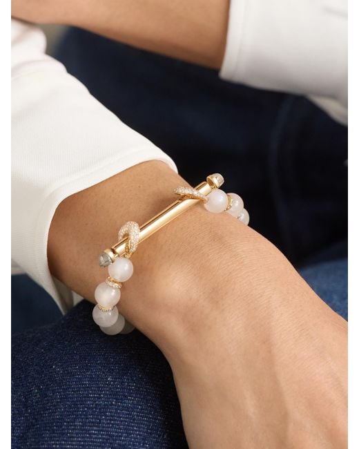 ANANYA Natural Chakra 18-Karat Multi-Stone Bracelet