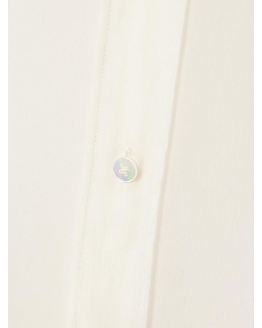 The Row Natural Nesson Chiffon Shirt