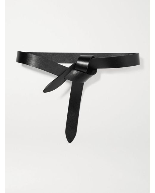 Isabel Marant Black Lecce Leather Belt