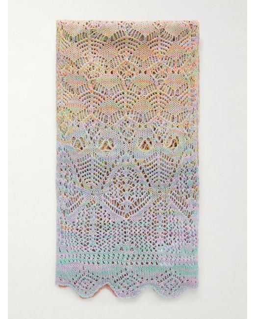 Anna Sui White Space Dye Scarf