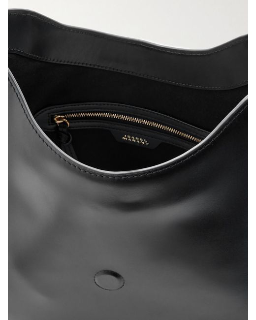 Isabel Marant Black Altay Schultertasche Aus Leder