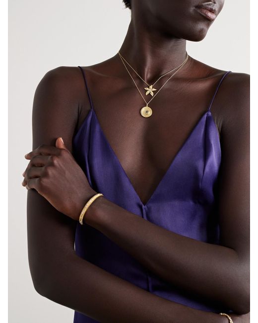 Ileana Makri Natural Blossom 18-Karat Diamond Necklace