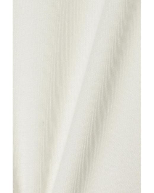 Wardrobe NYC White Hailey Bieber Verkürztes Oberteil Aus Einer Baumwollmischung