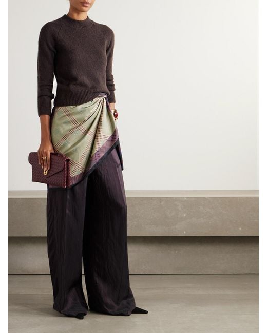 Dries Van Noten Black Alpaca-Blend Sweater