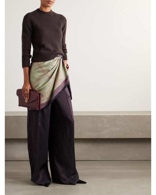 Dries Van Noten Black Alpaca-Blend Sweater