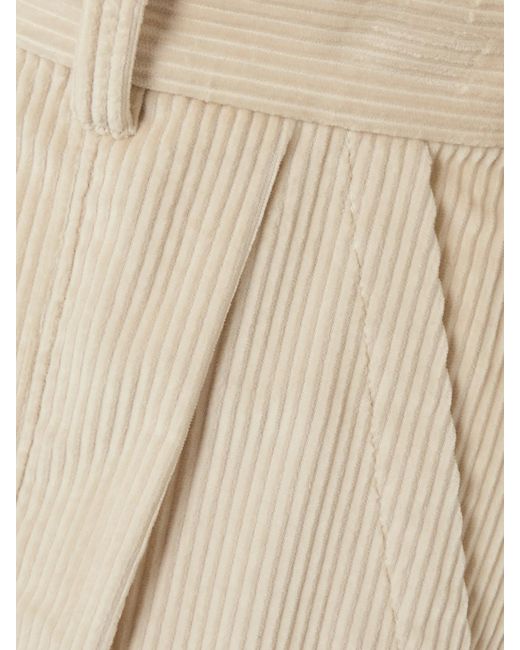 Brunello Cucinelli Natural Cotton-Corduroy Pants
