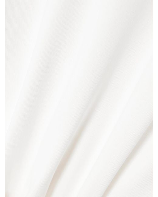 Flore Flore White Max Organic Cotton-Jersey T-Shirt
