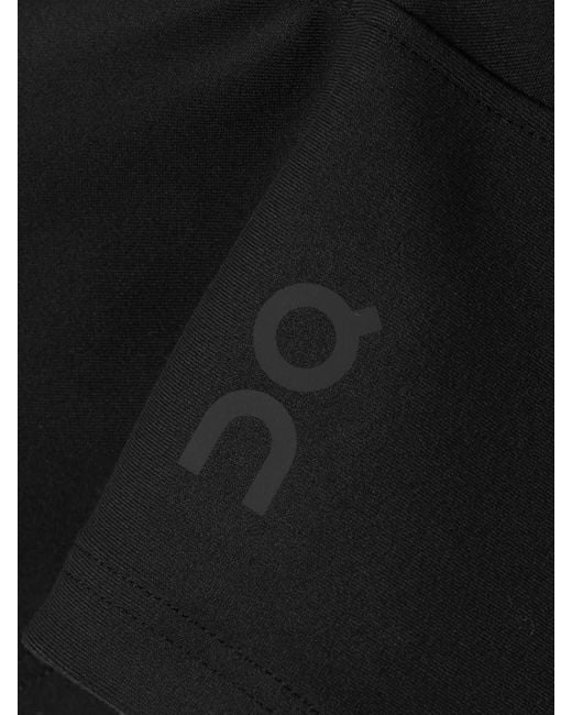 On Shoes Black Studio Oberteil Aus Recyceltem Stretch-Jersey