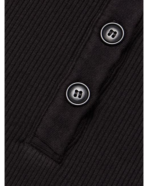 Citizens of Humanity Black Caralyn Ribbed Jersey Tank