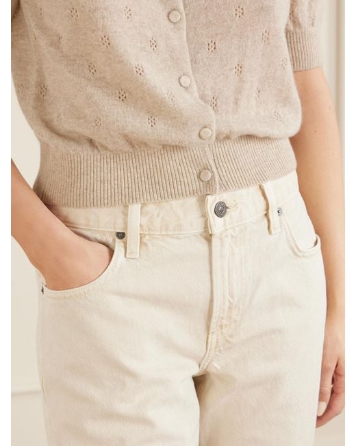 Citizens of Humanity Natural Faye Mid-Rise Straight-Leg Jeans