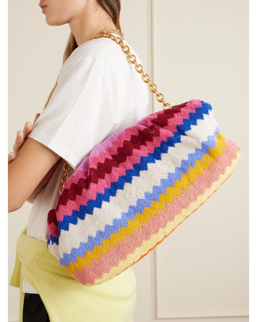 Missoni Multicolor Large Striped Terry Pouch