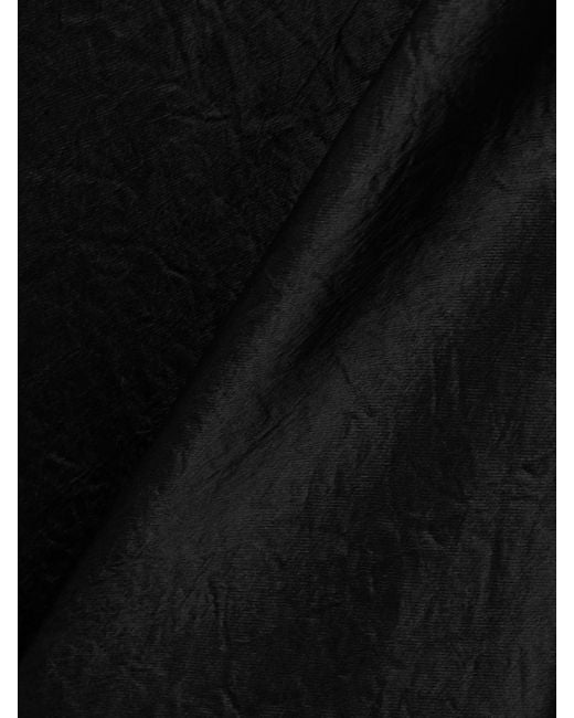 Max Mara Black Talete Midikleid Aus Glänzendem Jersey