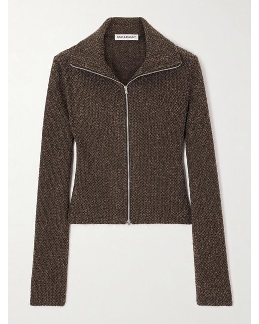 Our Legacy Brown Woven Jacket