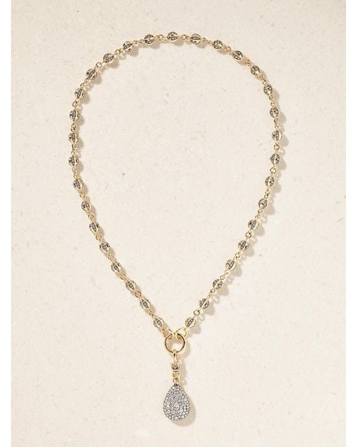 Lucy Delius Natural 14-Karat Diamond Necklace