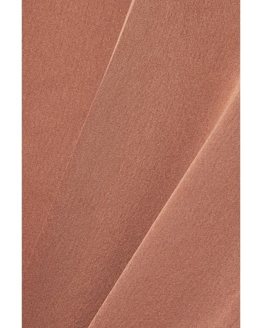 Pantalon Droit En Satin Leena Nanushka en coloris Multicolor