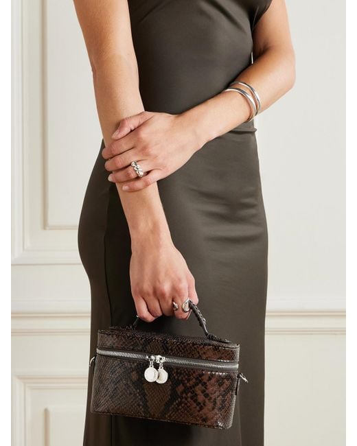 Sac Porté Épaule Effet Serpent Stella McCartney en coloris Black