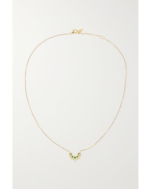 Piaget Natural Sunlight Rose, Emerald And Diamond Necklace