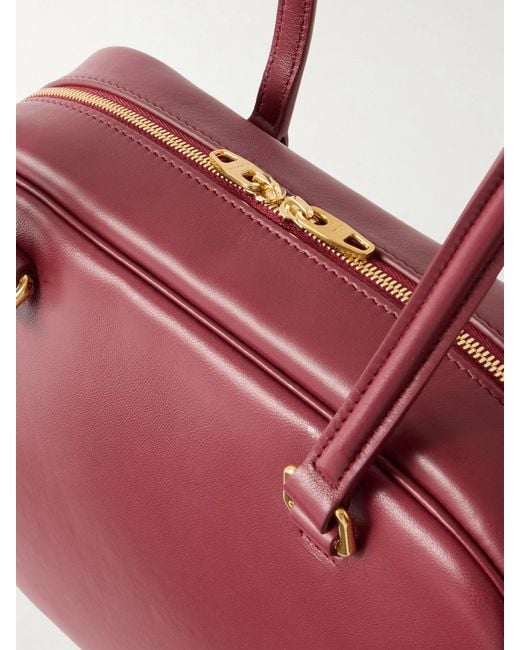 Jil Sander Red Vision Mini Leather Tote