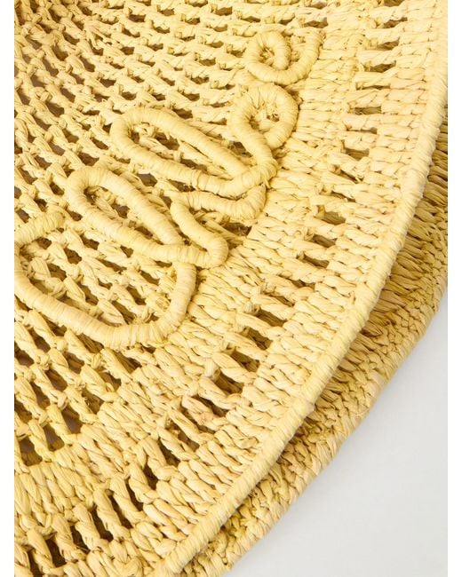 Chloé Metallic Raffia Hat