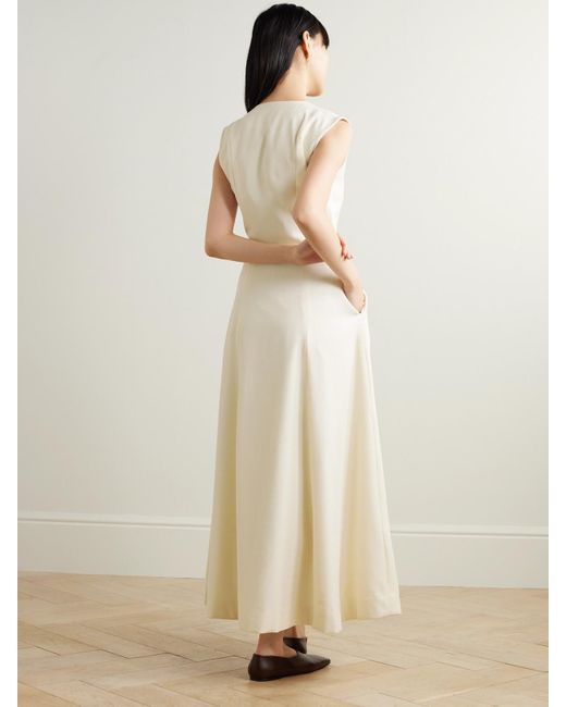 Abadia Natural Midikleid Aus Strick