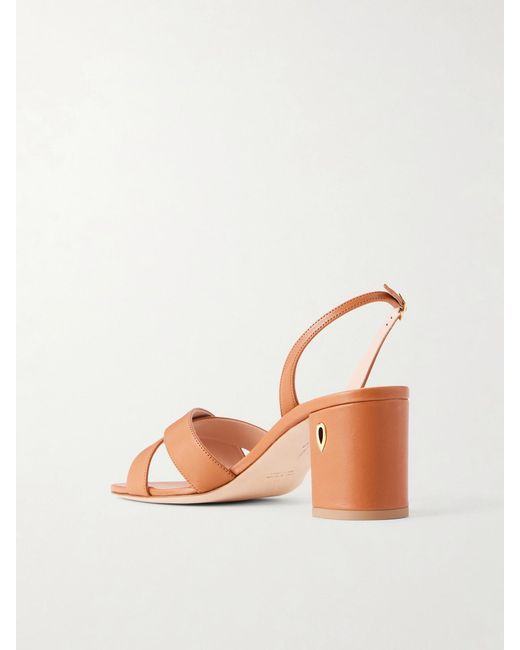 JENNIFER CHAMANDI Pink Leonardo 65 Leather Sandals