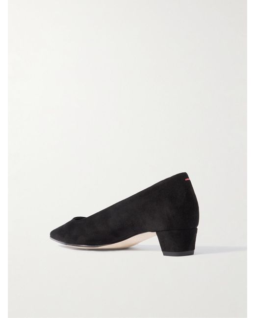 Aeyde Black Judi Suede Pumps