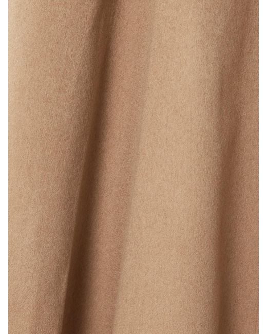 Jupe Midi En Poil De Chameau Geneve Max Mara en coloris Natural