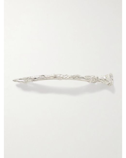 Completedworks Natural Versilberte Haarspange