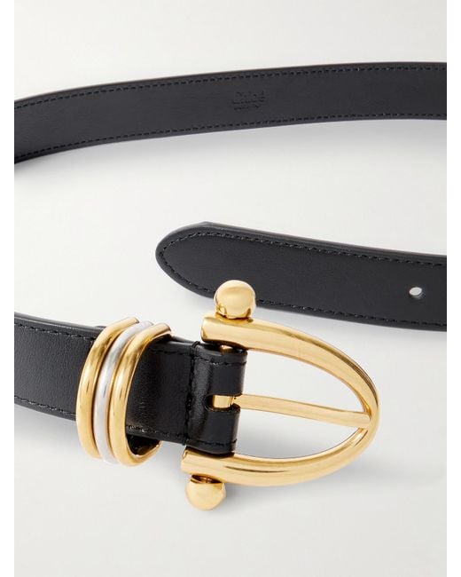 Chloé Black Bracelet Leather Belt
