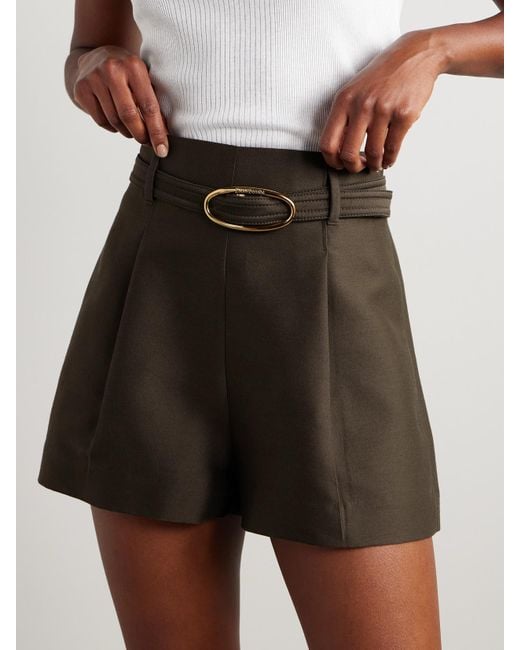 Zimmermann Brown Chic Bermudas For