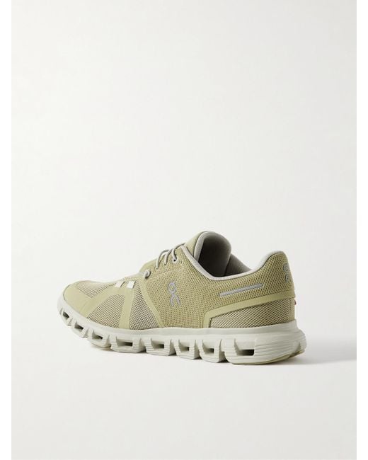 On Shoes Green Cloud 6 Sneakers Aus Mesh