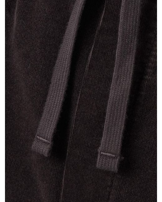 Citizens of Humanity Black Aurora Hose Mit Weitem Bein Aus Cord Aus Einer Baumwollmischung