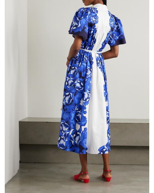 aje blue floral dress Violette Maxi Floral size 8 by Aje – Sisterhood Dress Hire main image 0