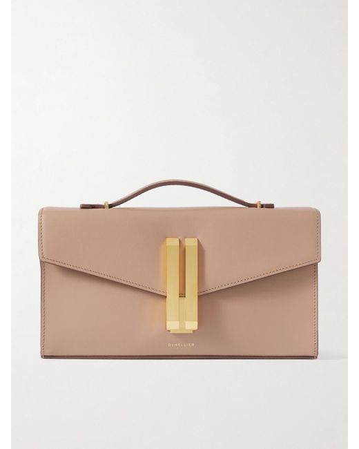 DeMellier London Natural The Vancouver Leather Clutch