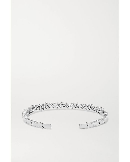 Suzanne Kalan Natural 18-Karat Diamond Cuff