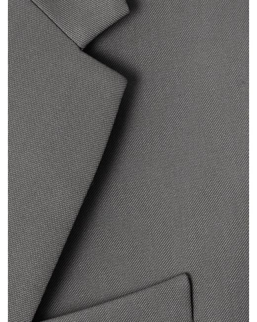 Wardrobe NYC Gray Wool Blazer