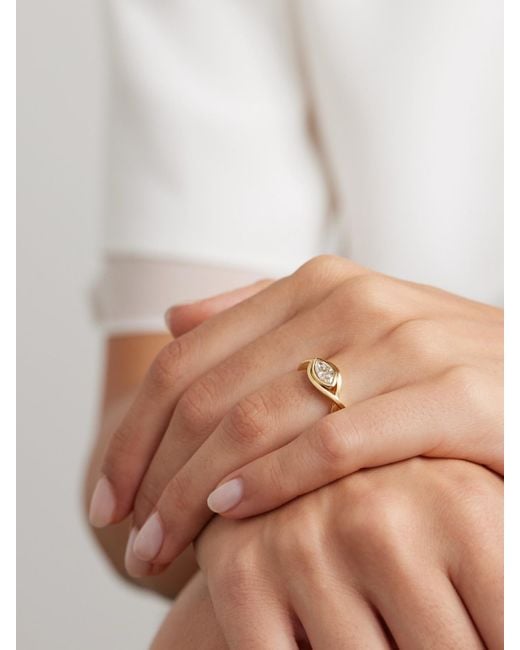 SHAY Natural Vine 18-Karat Diamond Ring