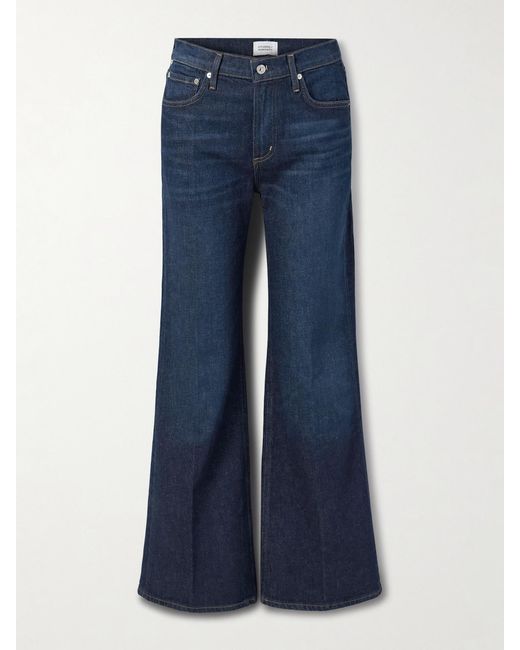 Citizens of Humanity Blue Kimberly High-Rise Flared Jeans