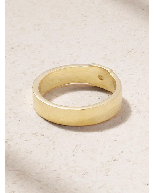 Bague En Or 10 Carats (416/1000) Et Diamant Beekman STONE AND STRAND en coloris Natural