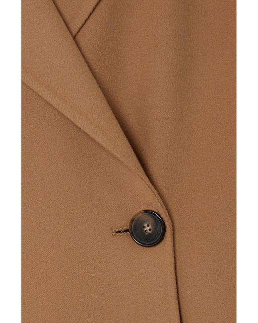 Stella McCartney Natural Iconic Double-Breasted Wool Coat
