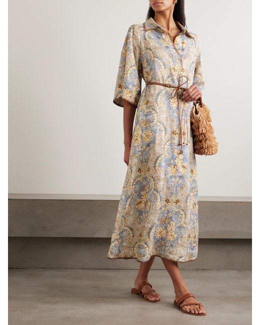 zimmermann midi dress Zimmermann Luminosity Buttoned Midi Dress main image 1