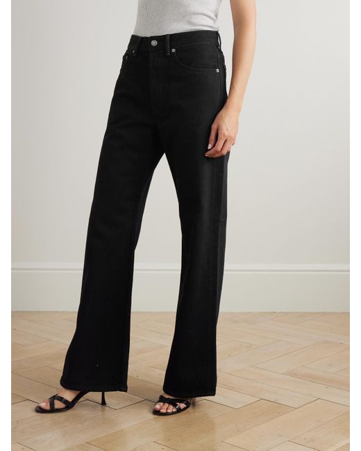 Acne Black 2021 Hoch Sitzende Jeans Mit Weitem Bein